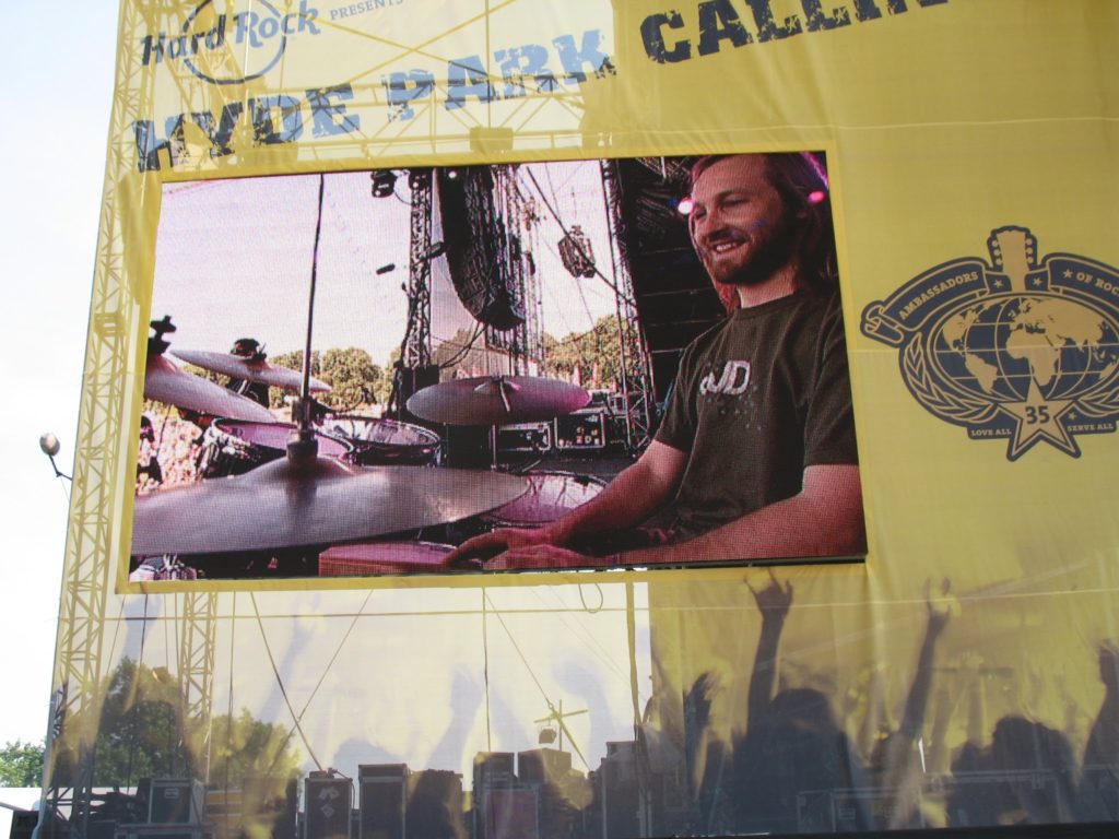 Drumming for Breaks Co-op supporting Roger Waters @ Hyde Park London