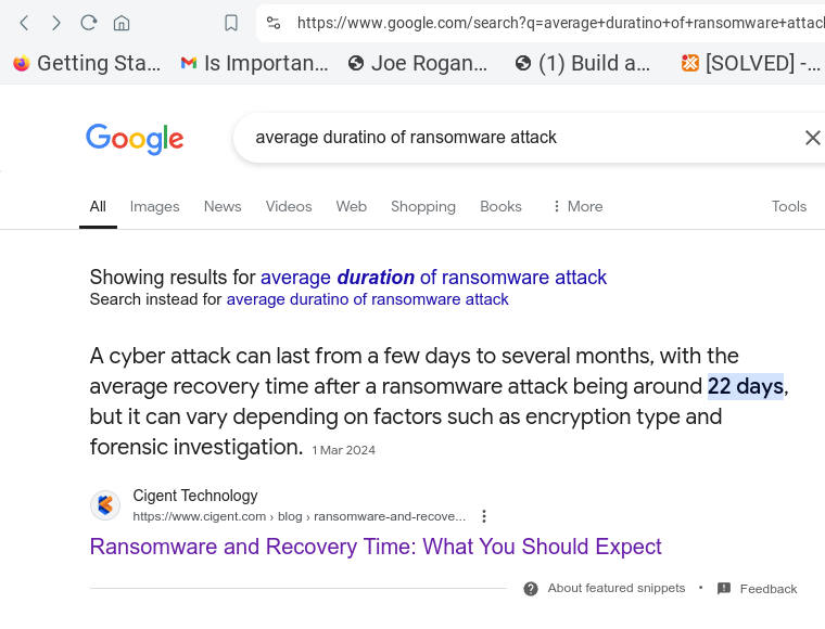 Google Hallucinates About Result In Snippet