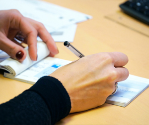 payment by cheque
